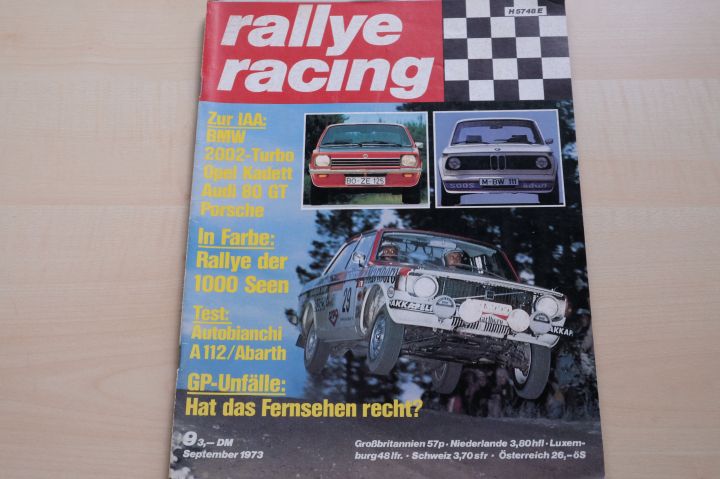 Deckblatt Rallye Racing (09/1973)